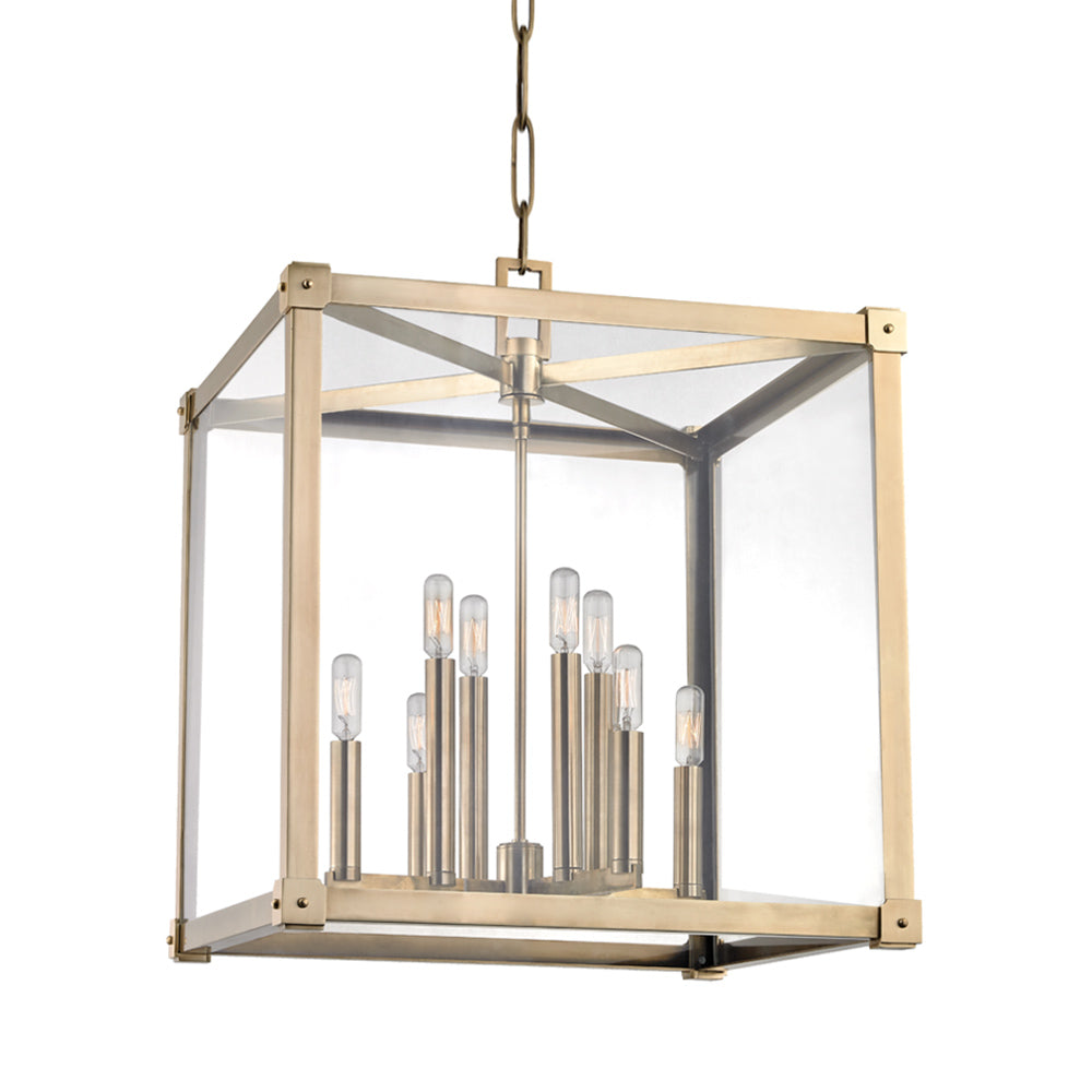 Forsyth Pendant Light in Aged Brass (20.25-Inch).