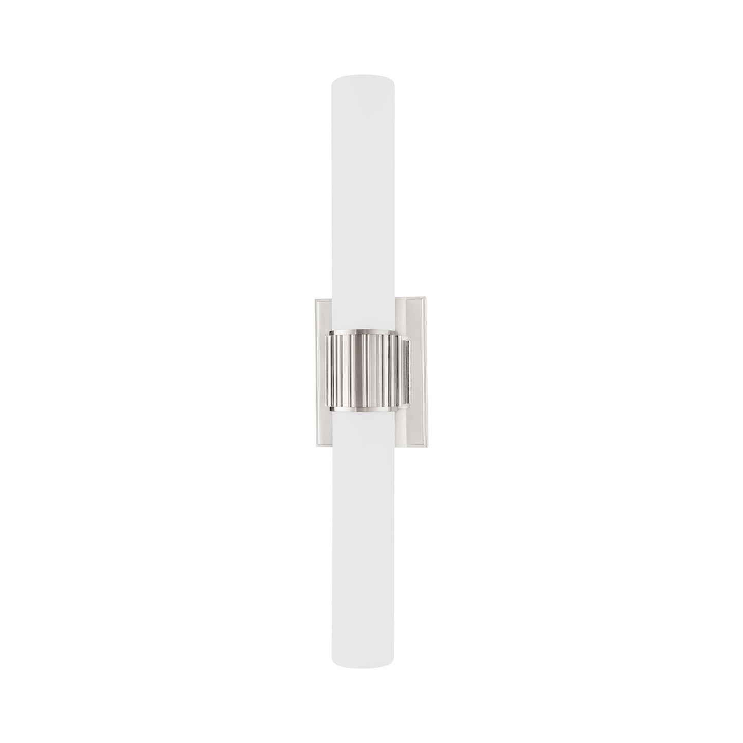 Fulton Bath Vanity Light in Polished Nickel.