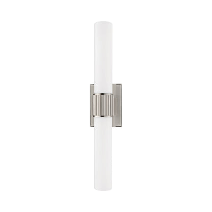 Fulton Bath Vanity Light in Satin Nickel.