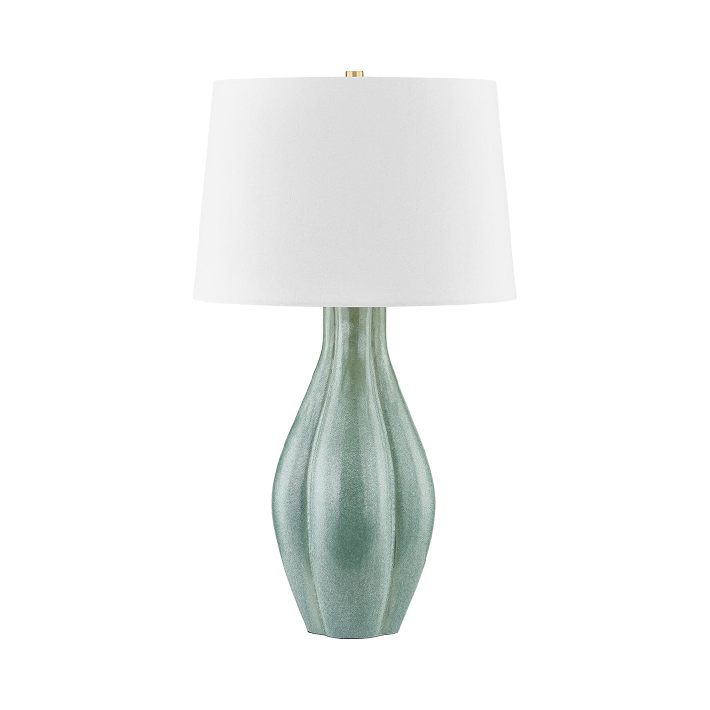 Galloway Table Lamp in Moss Ivory.