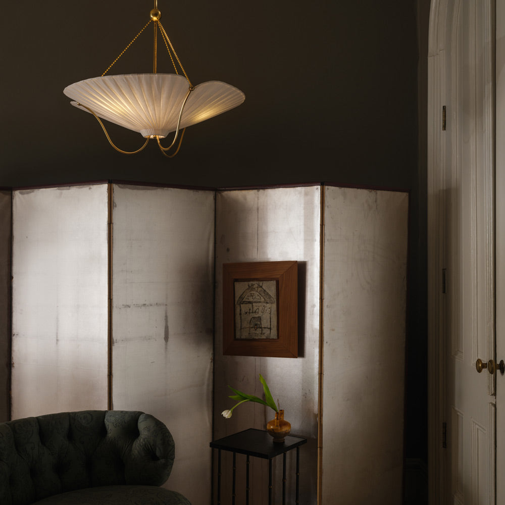 Gerhard Pendant Light in living room.
