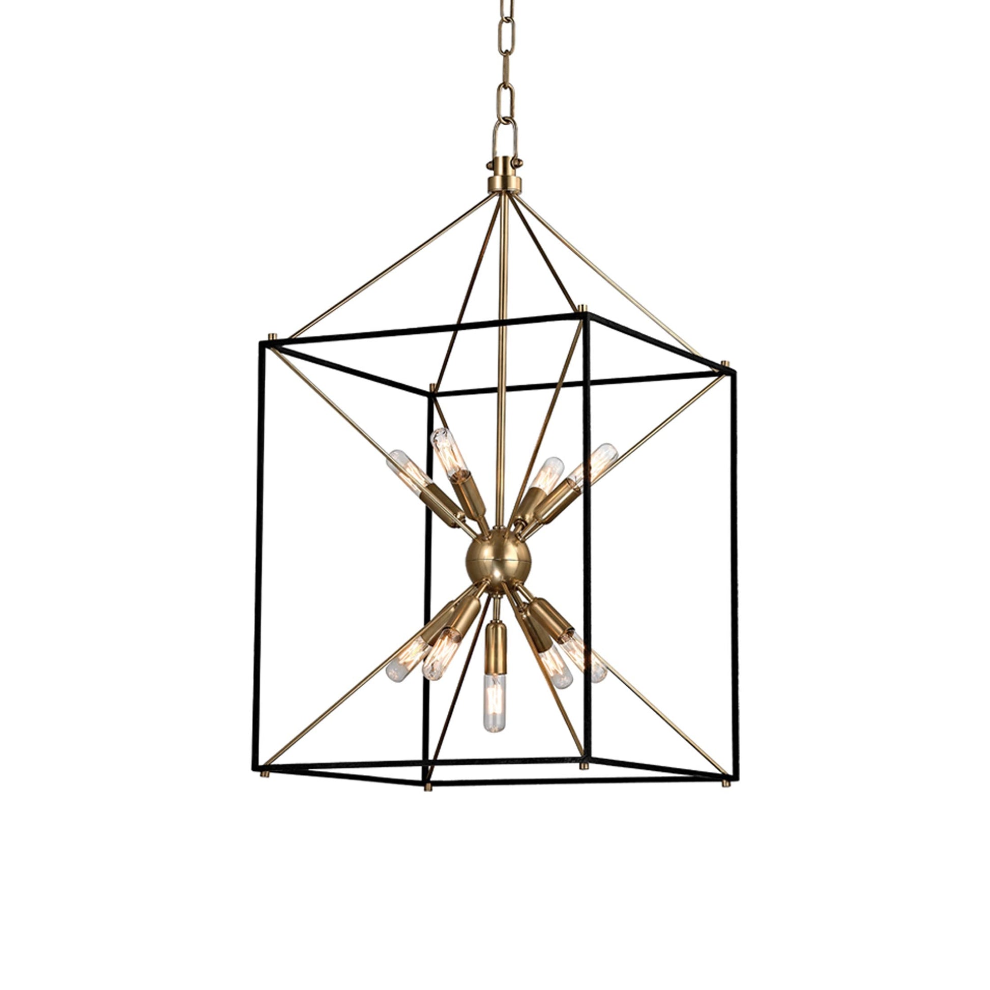 Glendale Pendant Light in Aged Brass (Medium).
