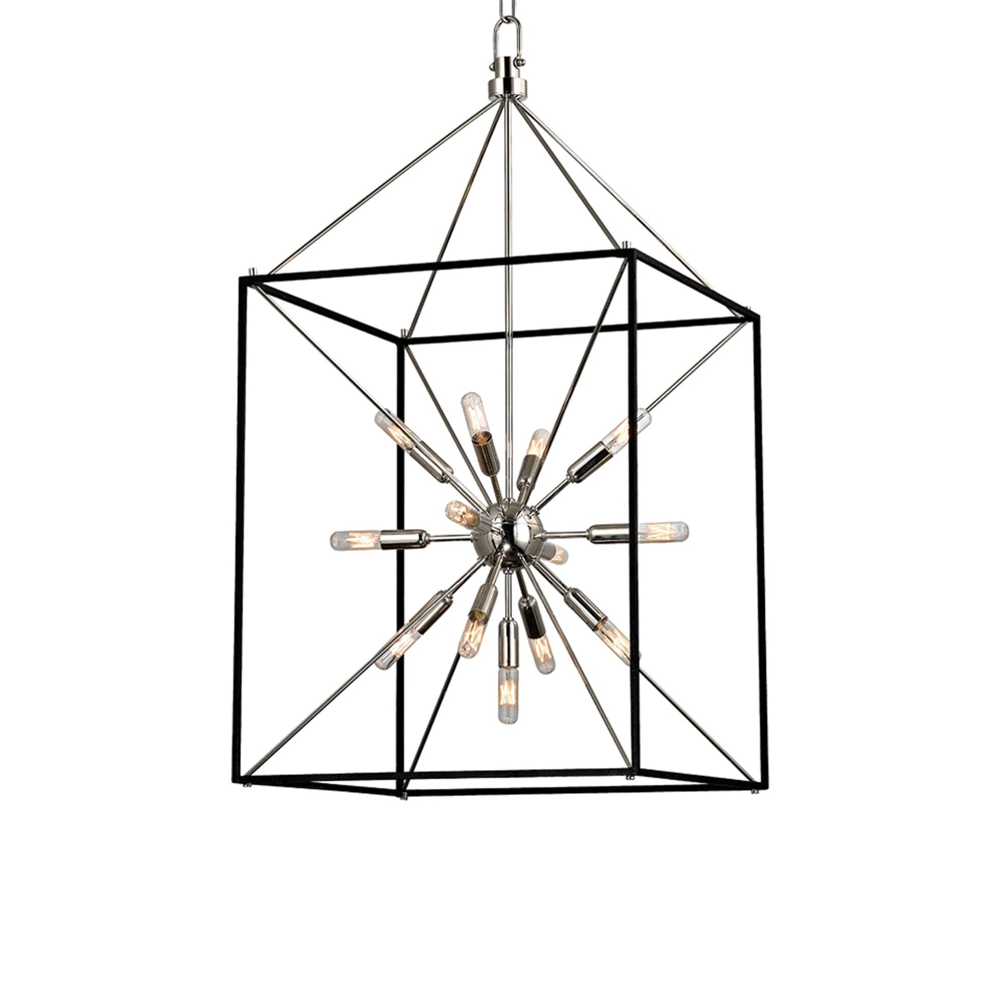Glendale Pendant Light in Polished Nickel (Large).