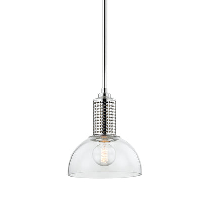 Halcyon Pendant Light in Polished Nickel (Small).