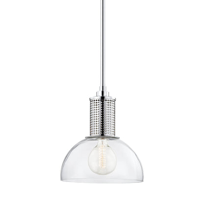 Halcyon Pendant Light in Polished Nickel (Large).