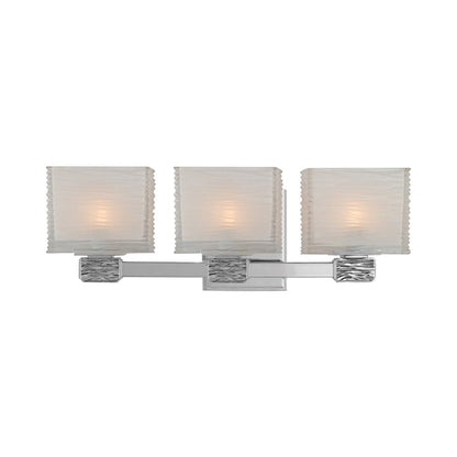 Hartsdale Bath Vanity Light in Polished Nickel (3-Light).
