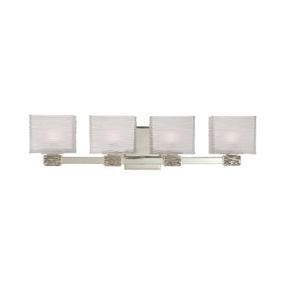 Hartsdale Bath Vanity Light in Satin Nickel (4-Light).