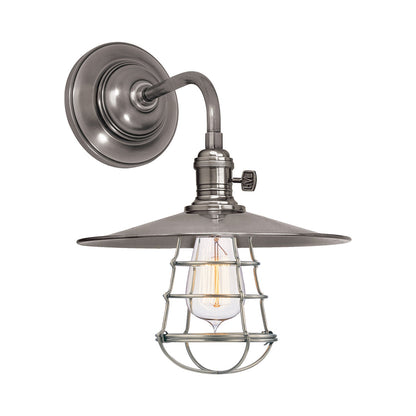 Heirloom Wall Light in Historic Nickel (MS1).
