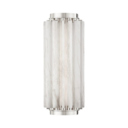 Hillside LED Wall Light in Polished Nickel (Small).