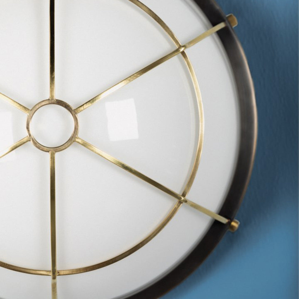 Holkham Flush Mount Ceiling Light in Detail.