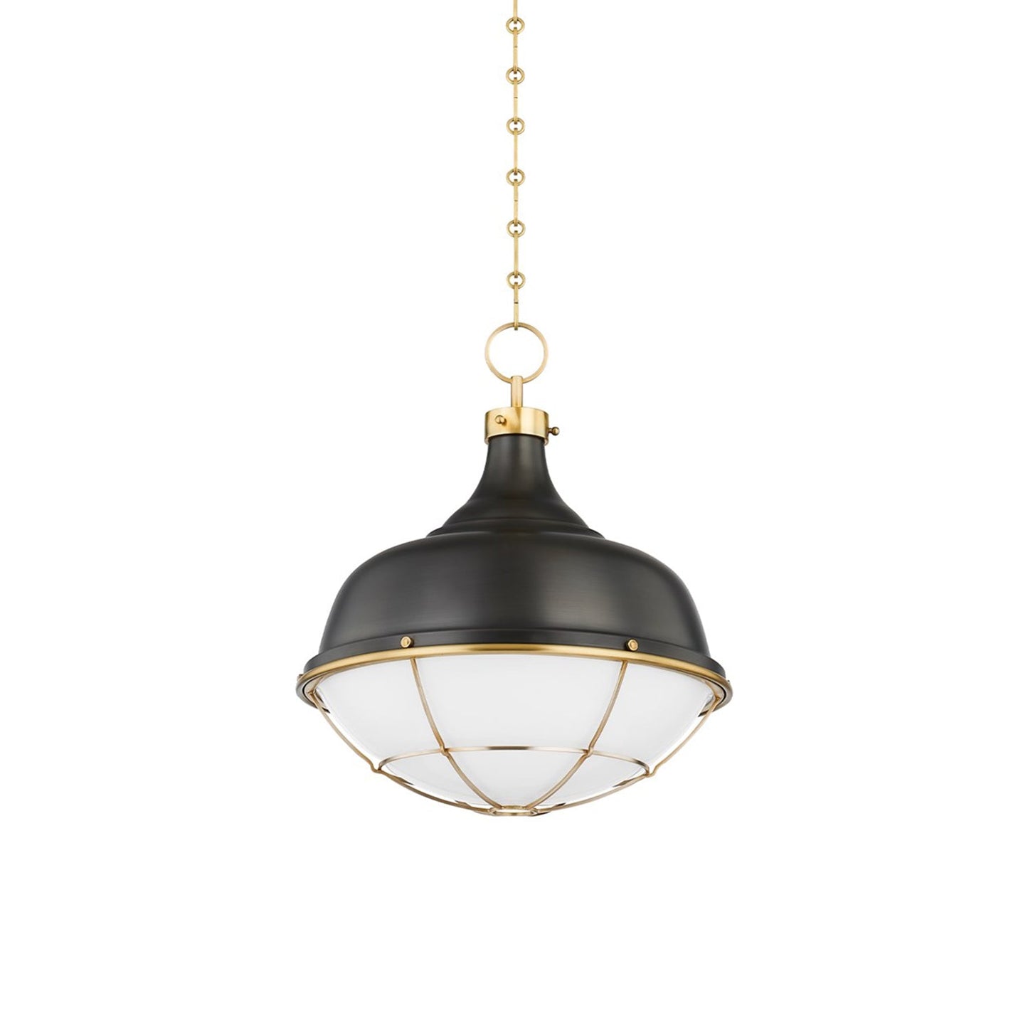 Holkham Pendant Light in Distressed Bronze.