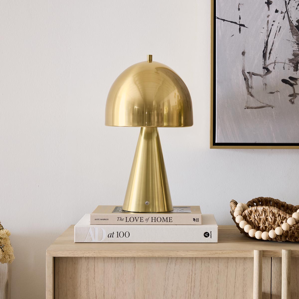 Hopkinton LED Rechargeable Table Lamp in Detail.