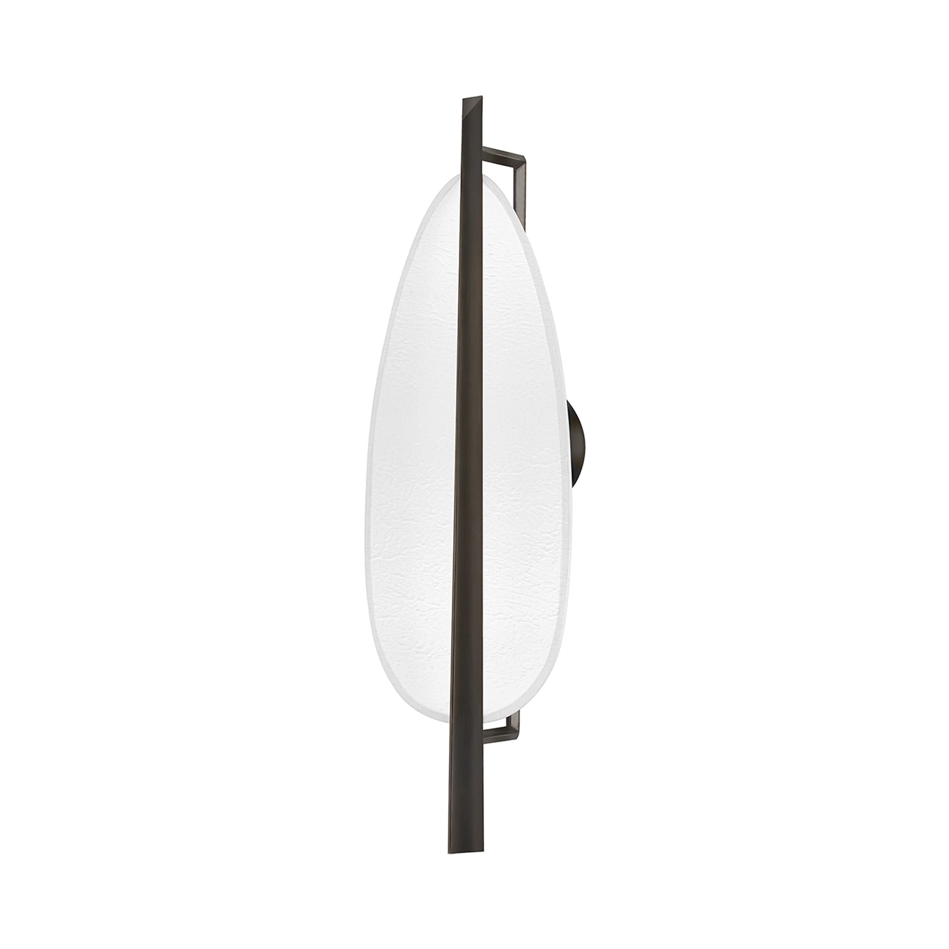 Ithaca LED Wall Light in Black Nickel.
