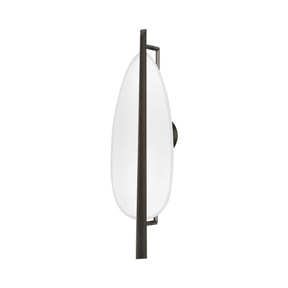 Ithaca LED Wall Light in Black Nickel.