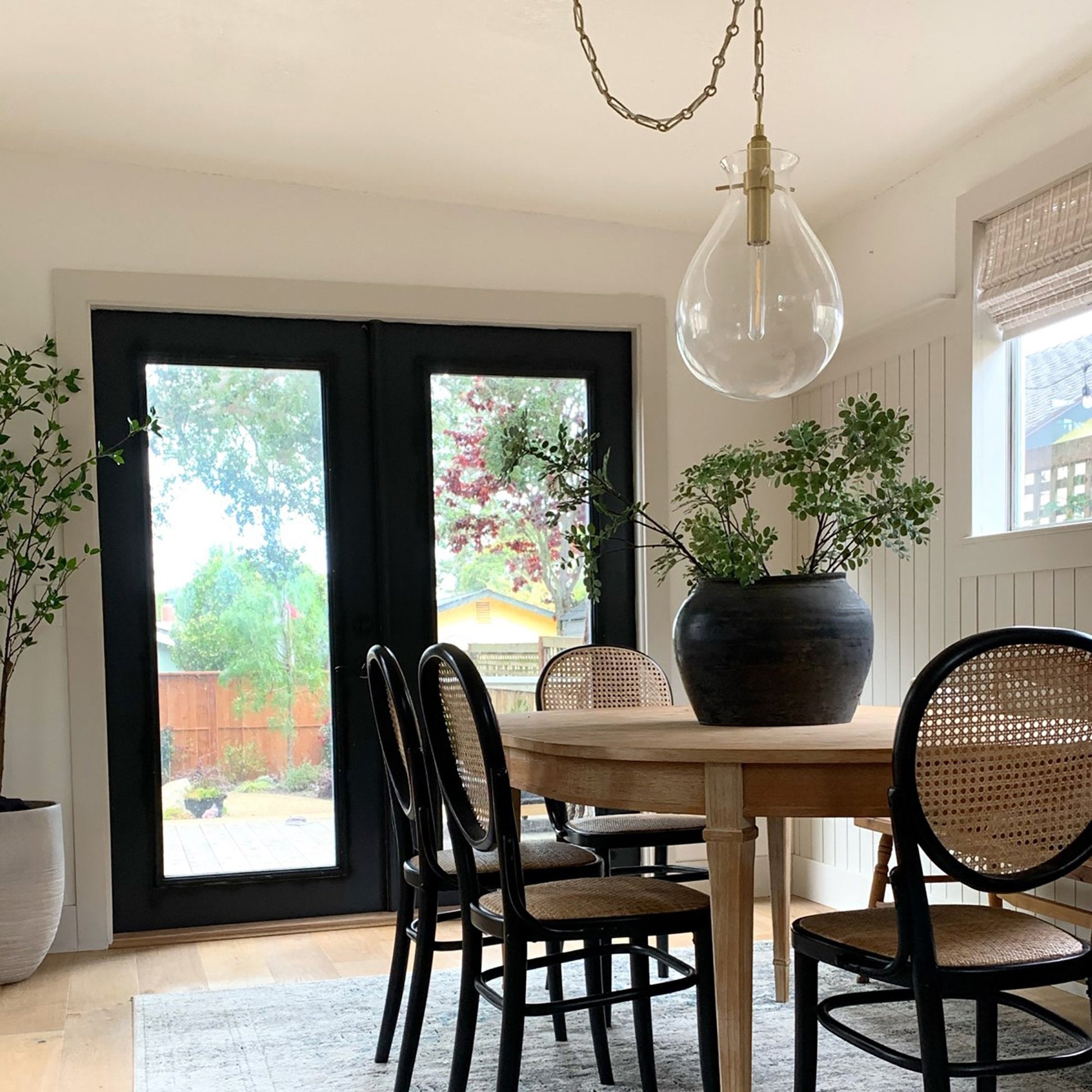 Ivy LED Pendant Light in dining room.