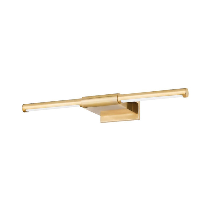 Jerome LED Wall Light in Aged Brass (Small).