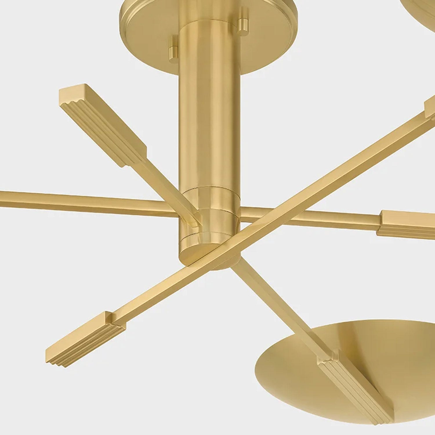 Johnson LED Semi Flush Mount Ceiling Light in Detail.