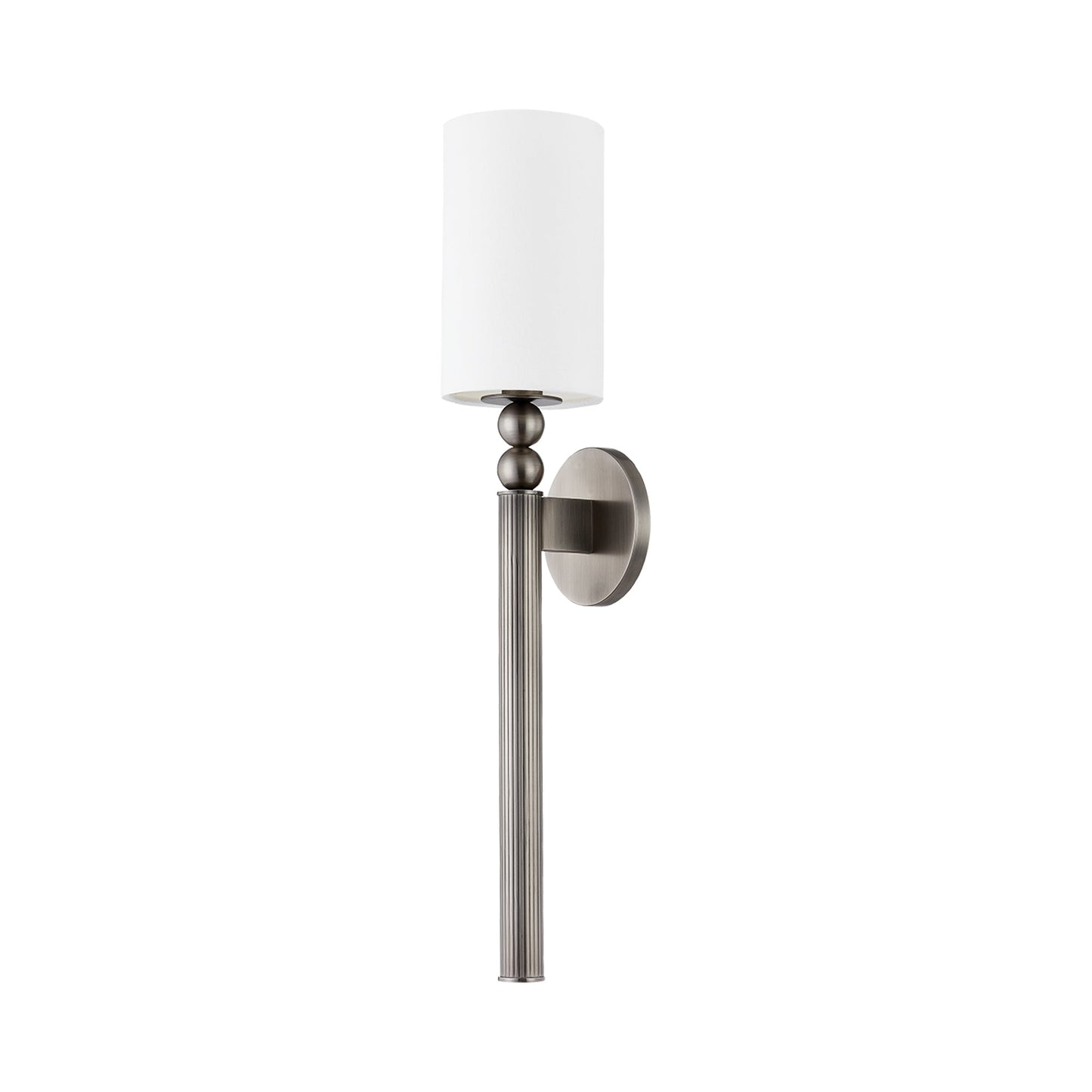 Lakeport Wall Light in Vintage Pewter.