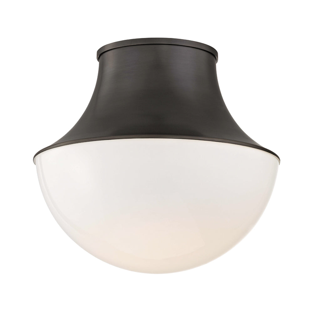 Lettie Flush Mount Ceiling Light in Old Bronze (Large).