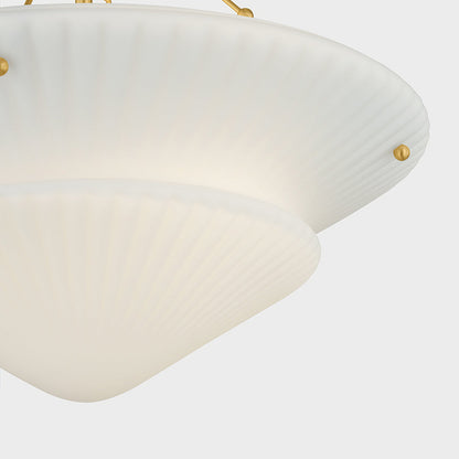 Loburn Semi Flush Mount Ceiling Light in Detail.