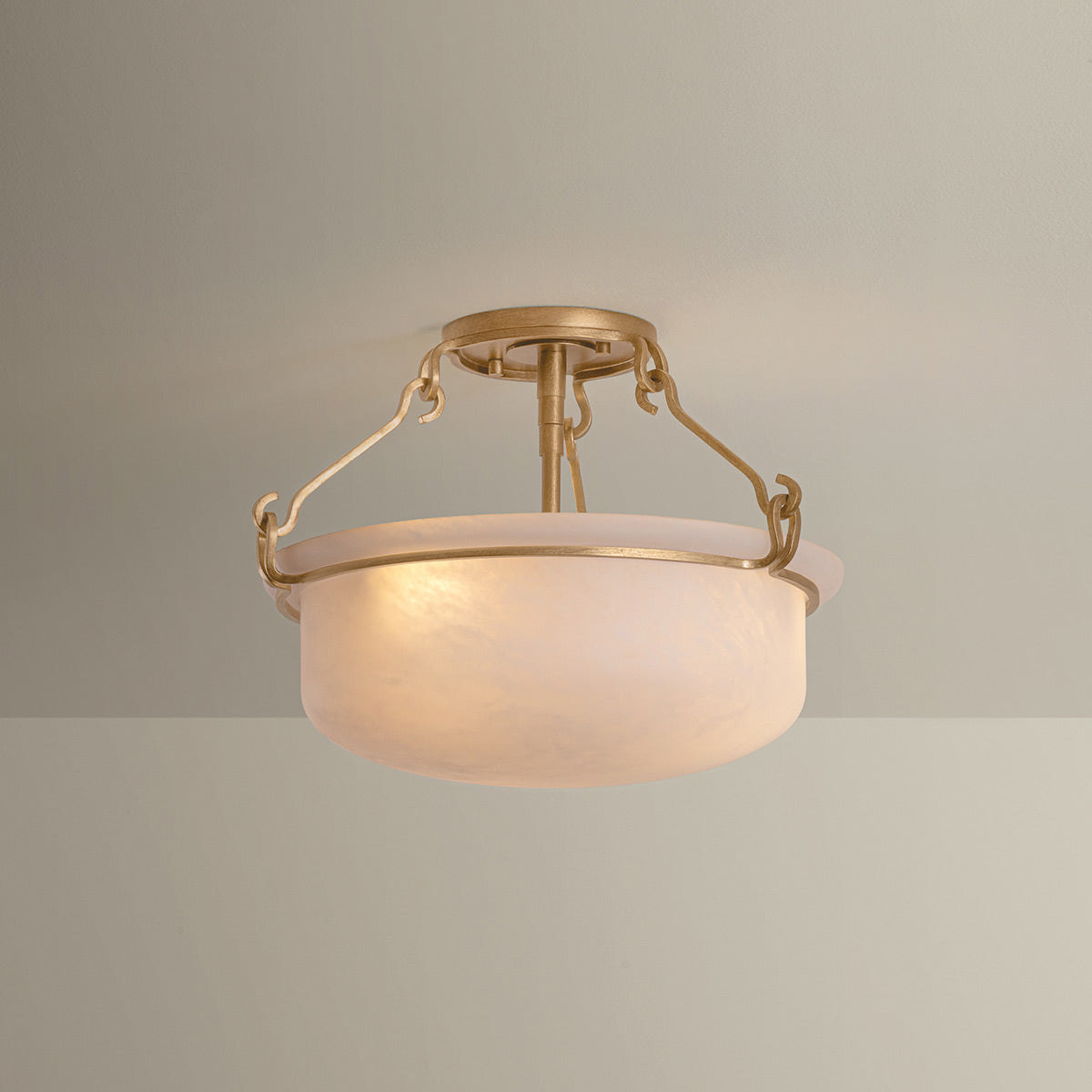 Lowerre Semi Flush Mount Ceiling Light in Detail.