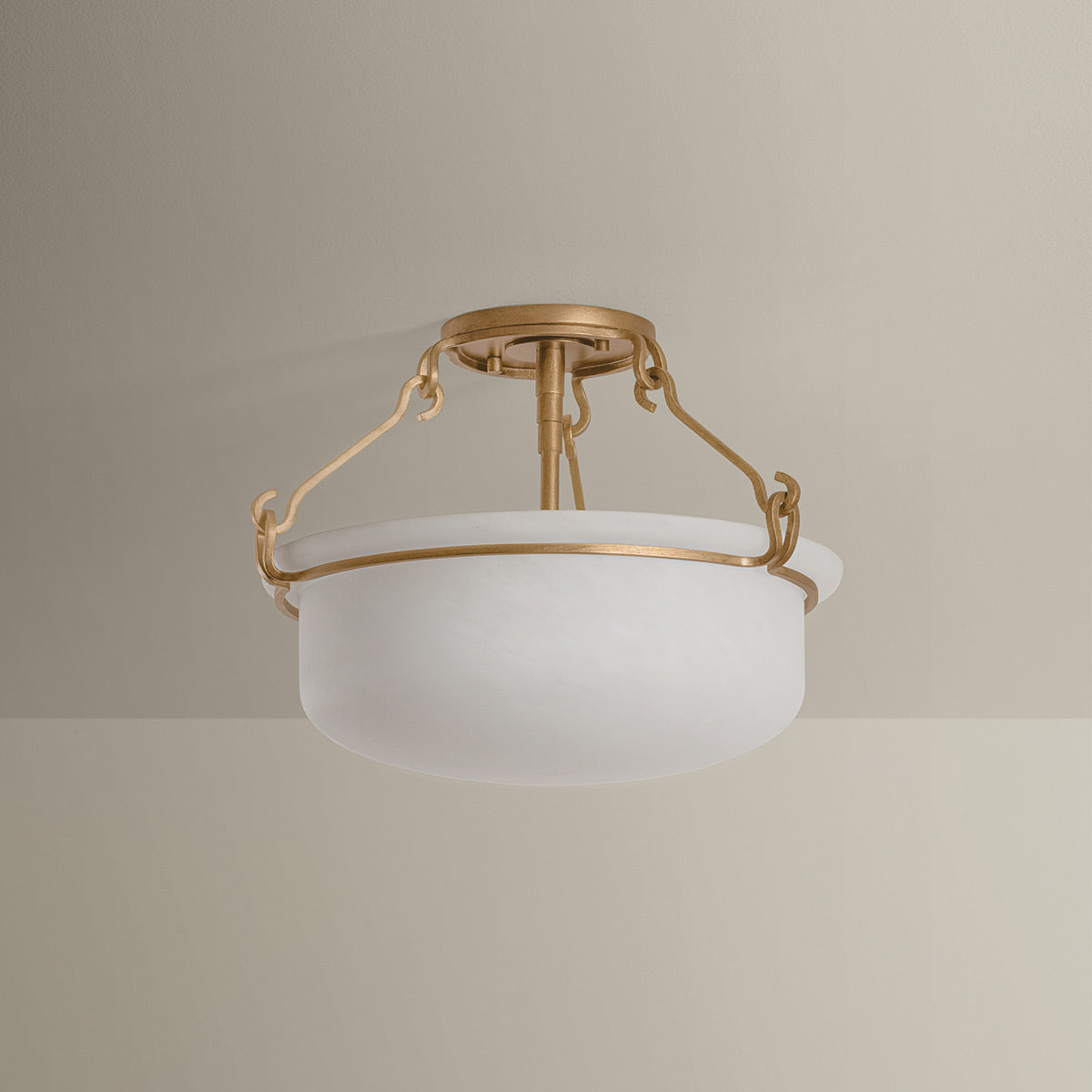 Lowerre Semi Flush Mount Ceiling Light in Detail.