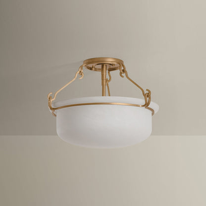 Lowerre Semi Flush Mount Ceiling Light in Detail.