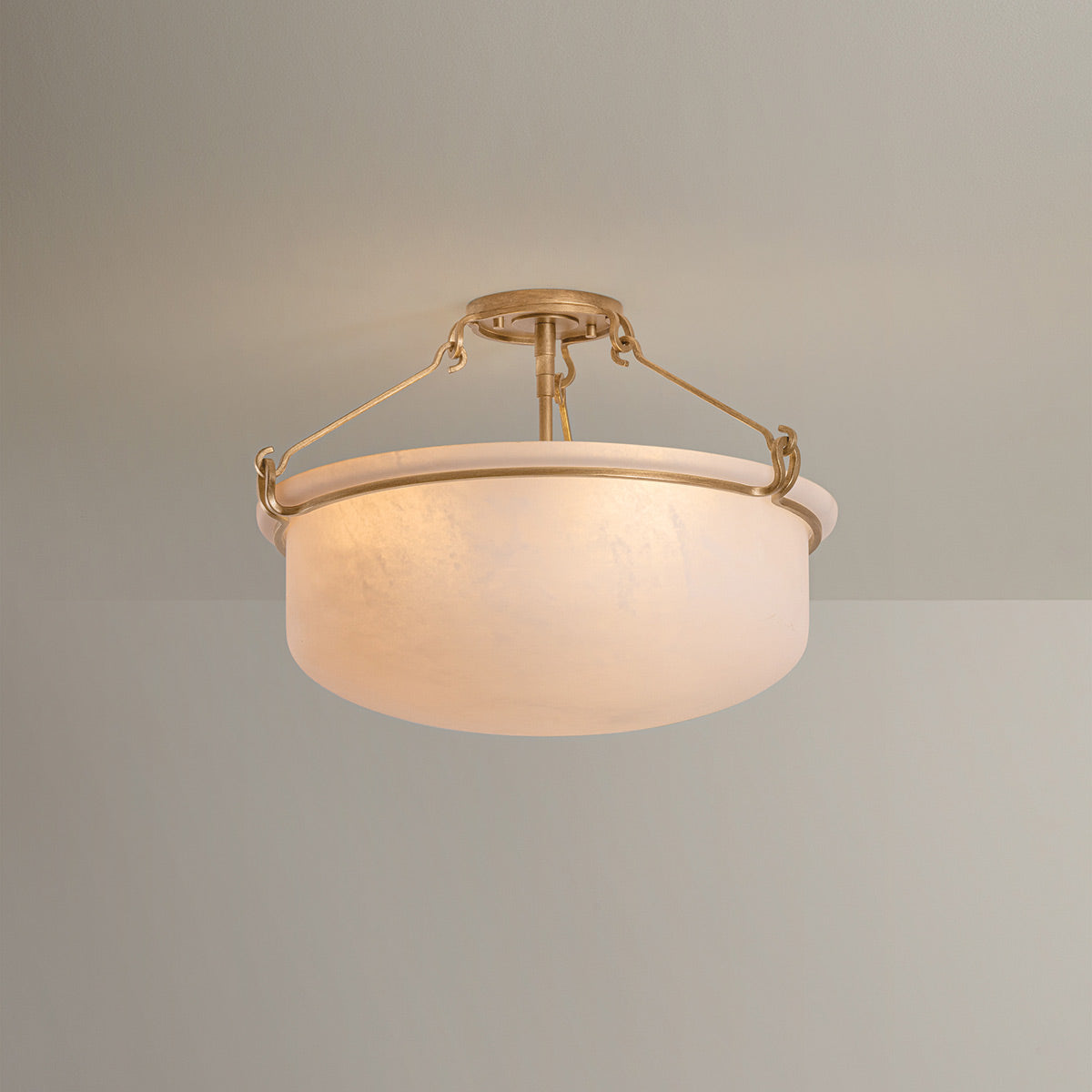 Lowerre Semi Flush Mount Ceiling Light in Detail.