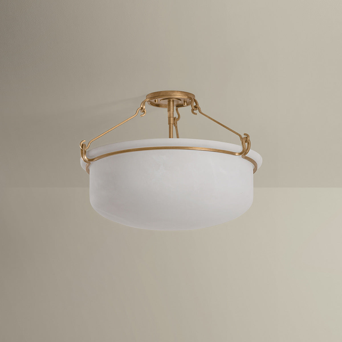 Lowerre Semi Flush Mount Ceiling Light in Detail.