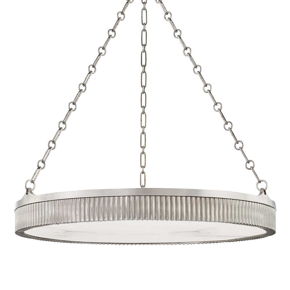 Lynden Chandelier in Antique Nickel (8-Light).