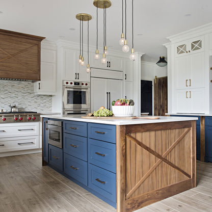 Marlow Multipoint Pendant Light in kitchen.