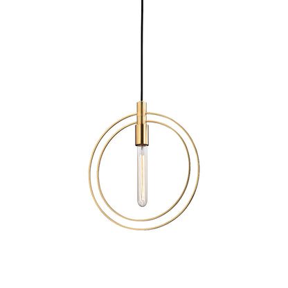 Masonville Pendant Light in Aged Brass (Large).