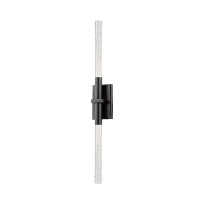 Millerton LED Wall Light in Black Brass.