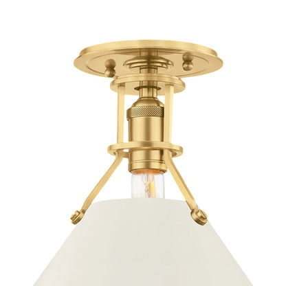 Painted No.2 Semi Flush Mount Ceiling Light in Detail.