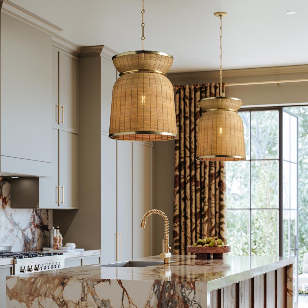 Parkchester Pendant Light in kitchen.