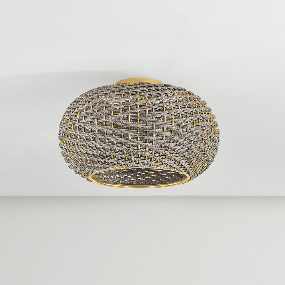 Penarth Flush Mount Ceiling Light in Detail.