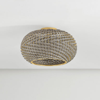 Penarth Flush Mount Ceiling Light in Detail.