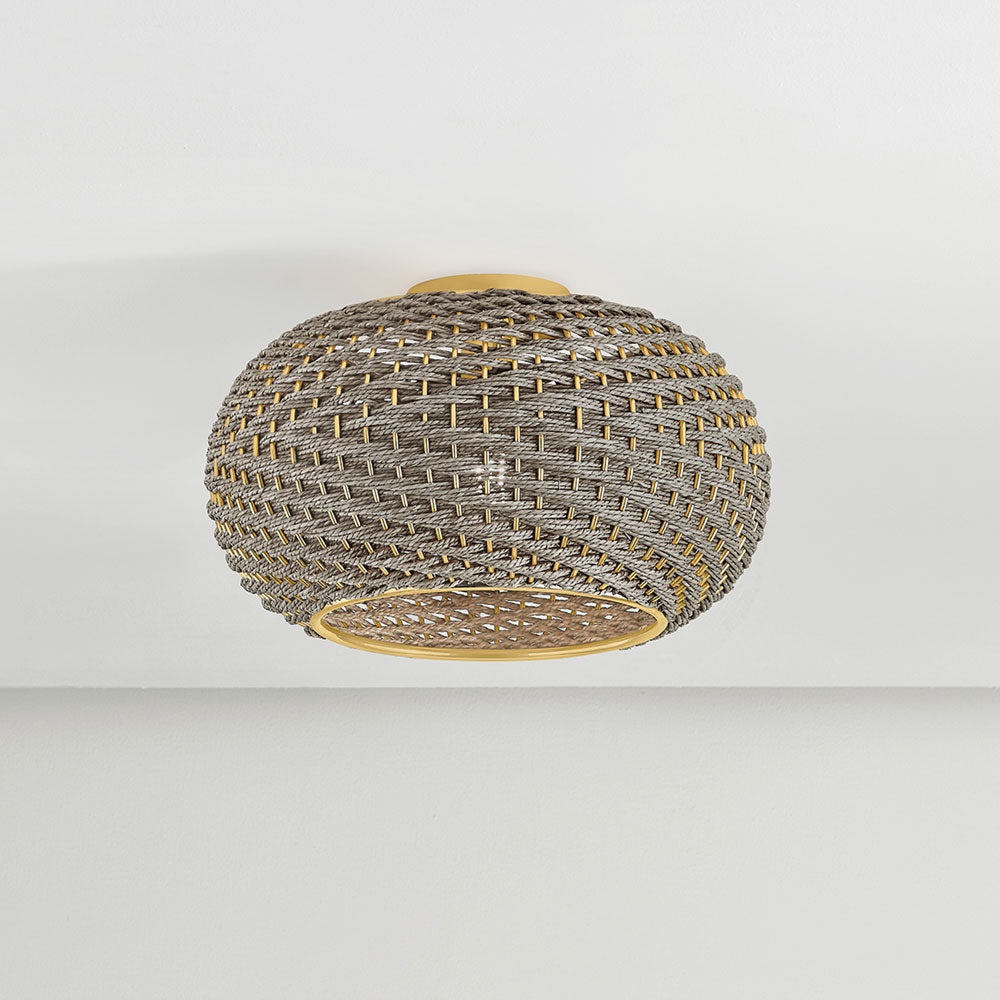 Penarth Flush Mount Ceiling Light in Detail.