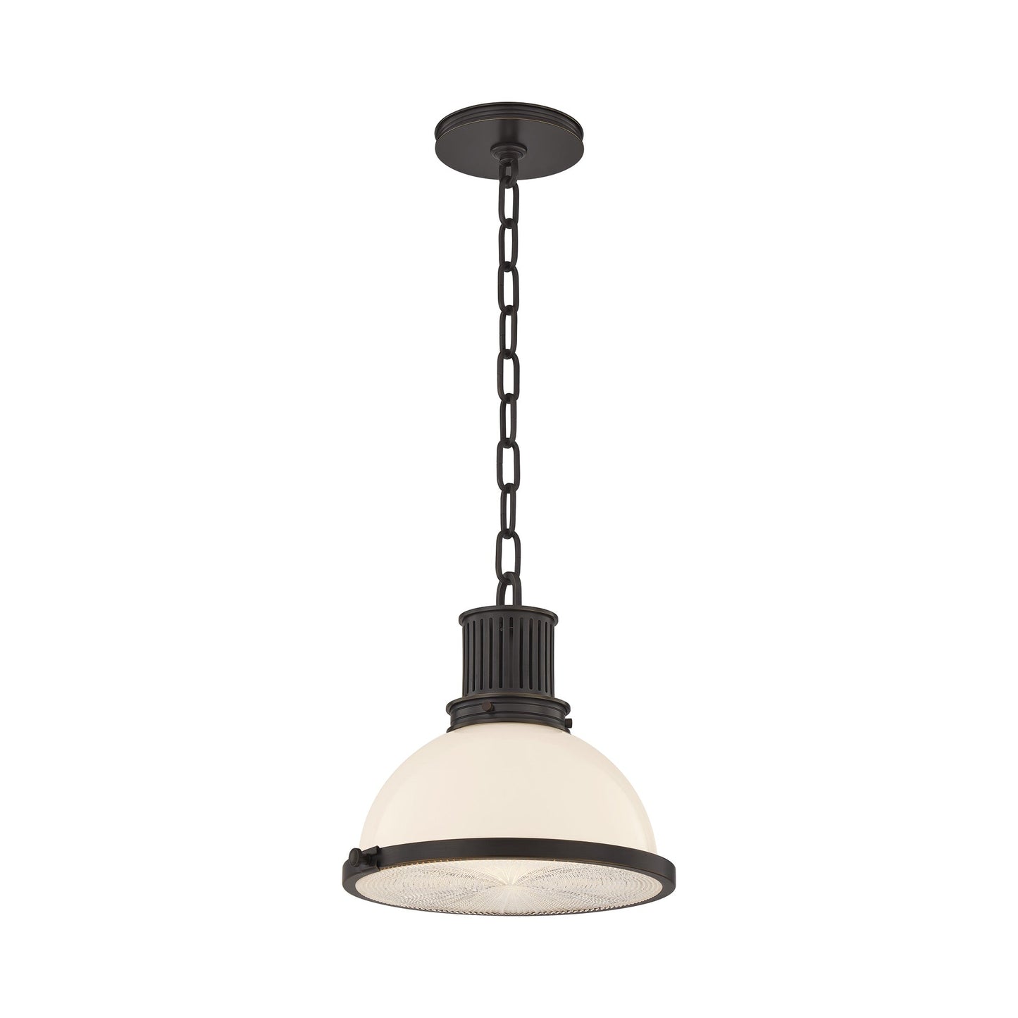 Pinesbridge Pendant Light in Distressed Bronze (10.5-Inch).