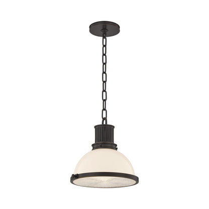 Pinesbridge Pendant Light in Distressed Bronze (10.5-Inch).