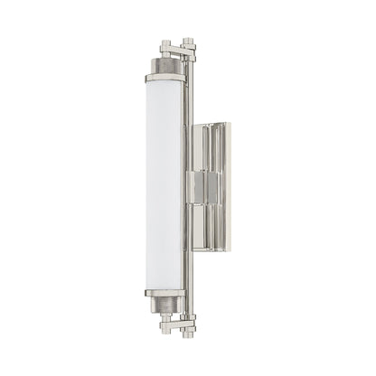 Plandome LED Bath Vanity Light in Polished Nickel (18-Inch).