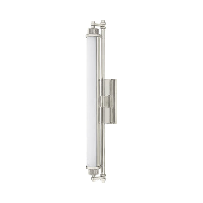 Plandome LED Bath Vanity Light in Polished Nickel (28-Inch).