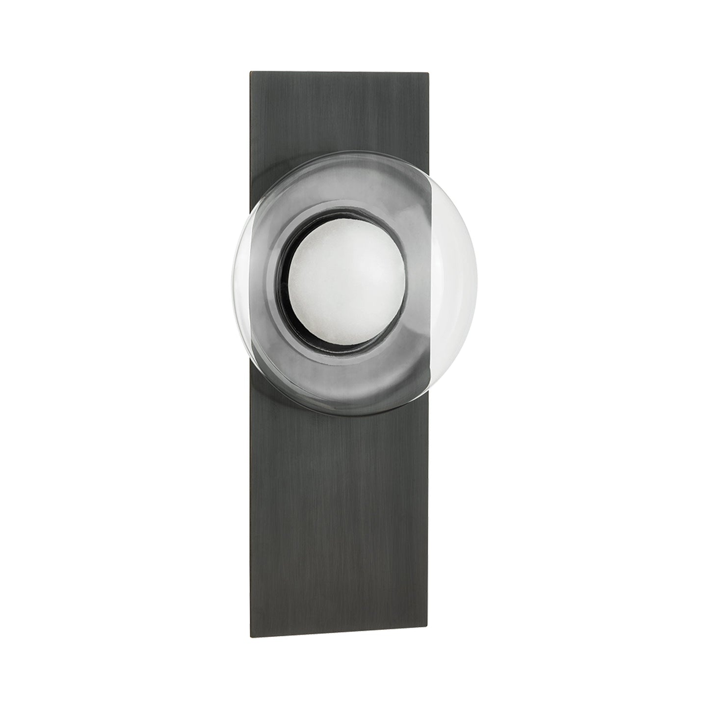 Pound Ridge LED Wall Light in Distressed Bronze.