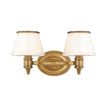 Richmond Bath Vanity Light in Flemish Brass (2-Light).