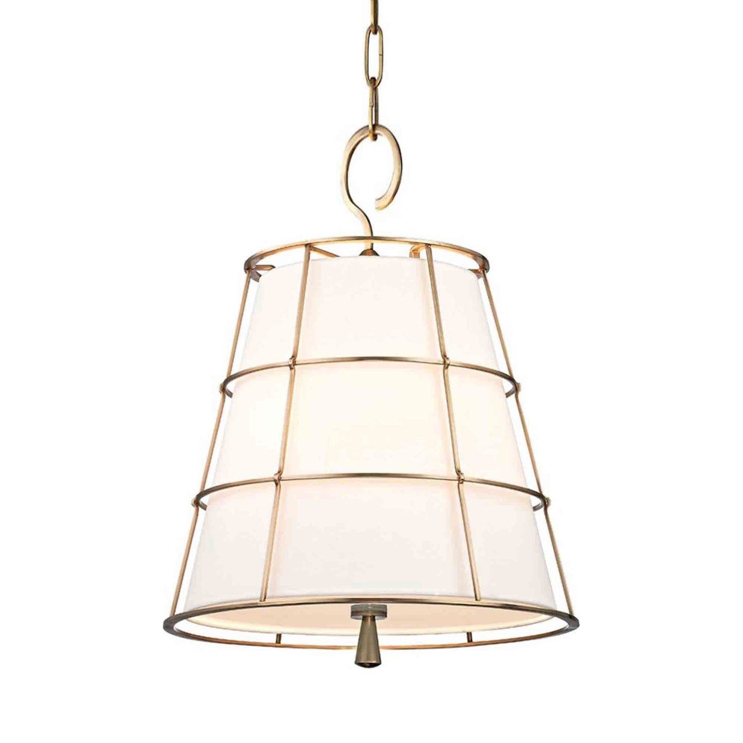 Savona Pendant Light in Aged Brass (Medium).