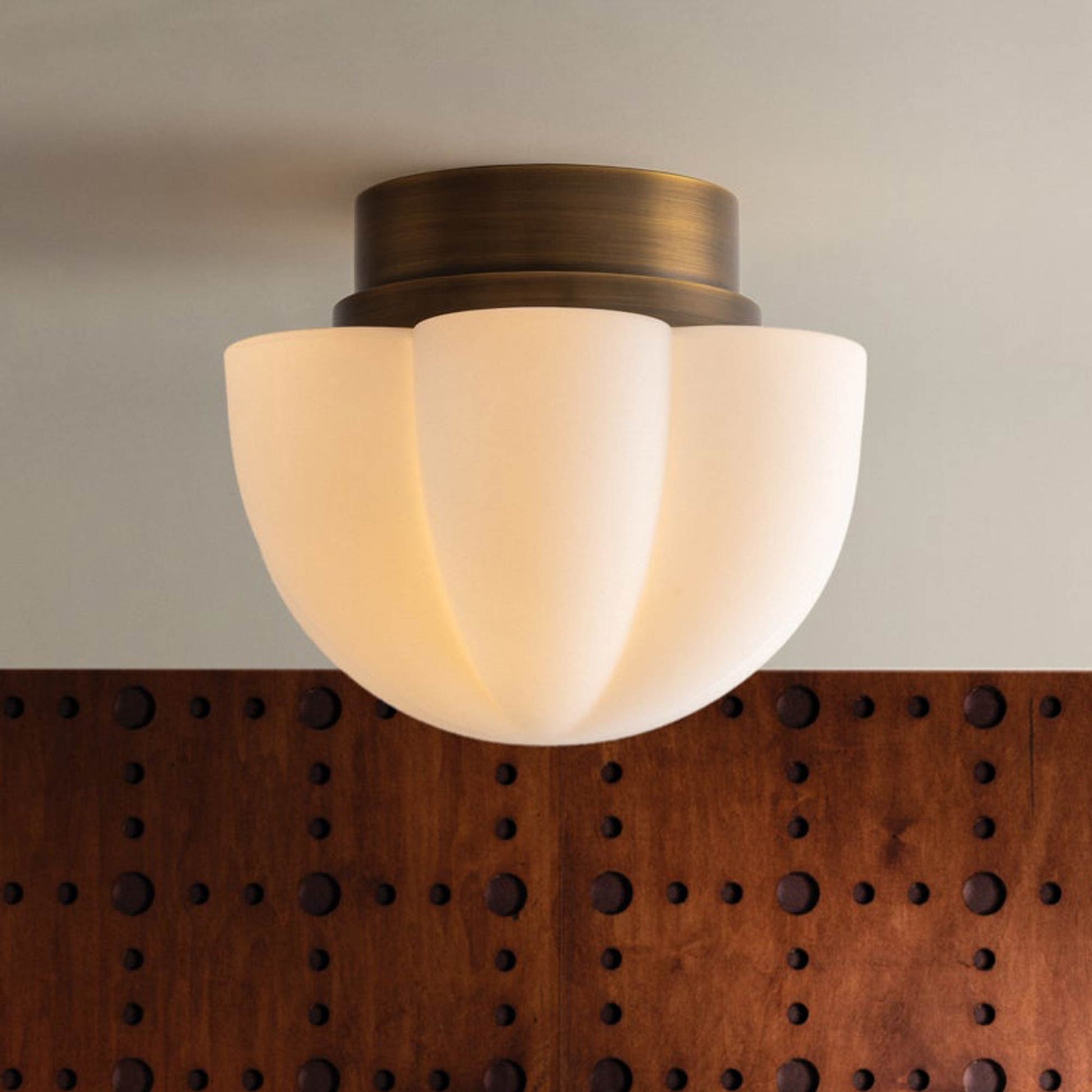 Seabrook Flush Mount Ceiling Light in Detail.