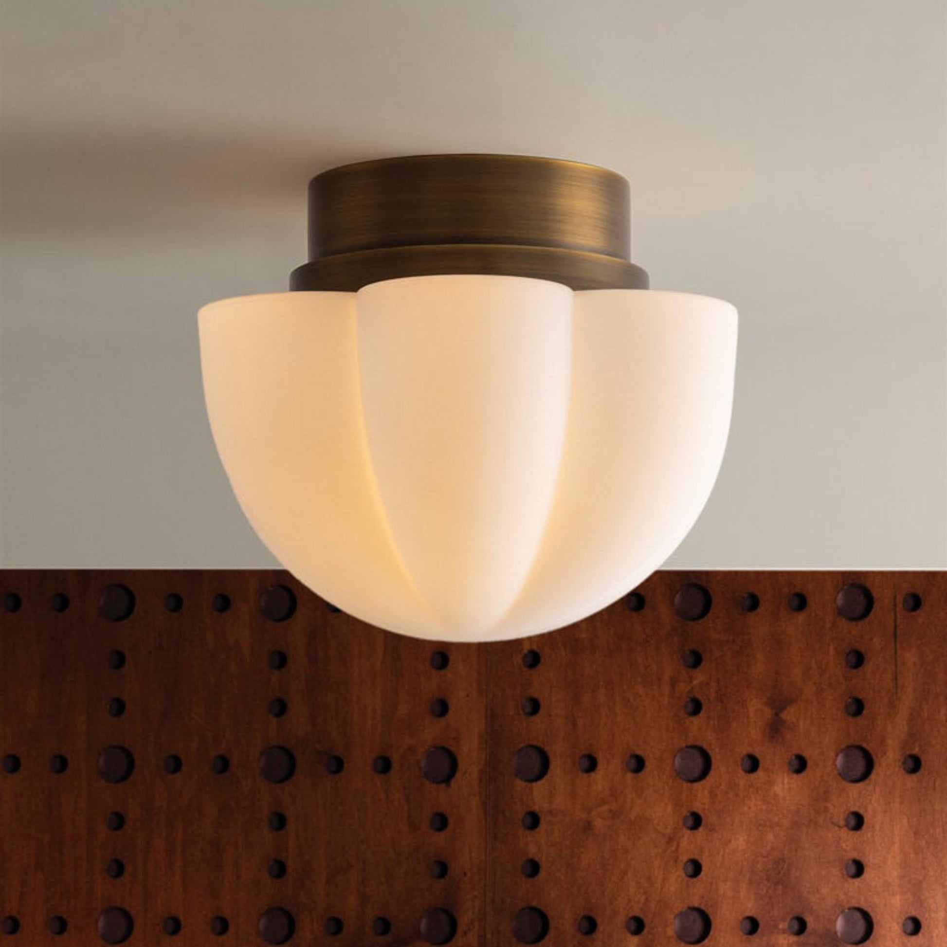 Seabrook Flush Mount Ceiling Light in Detail.