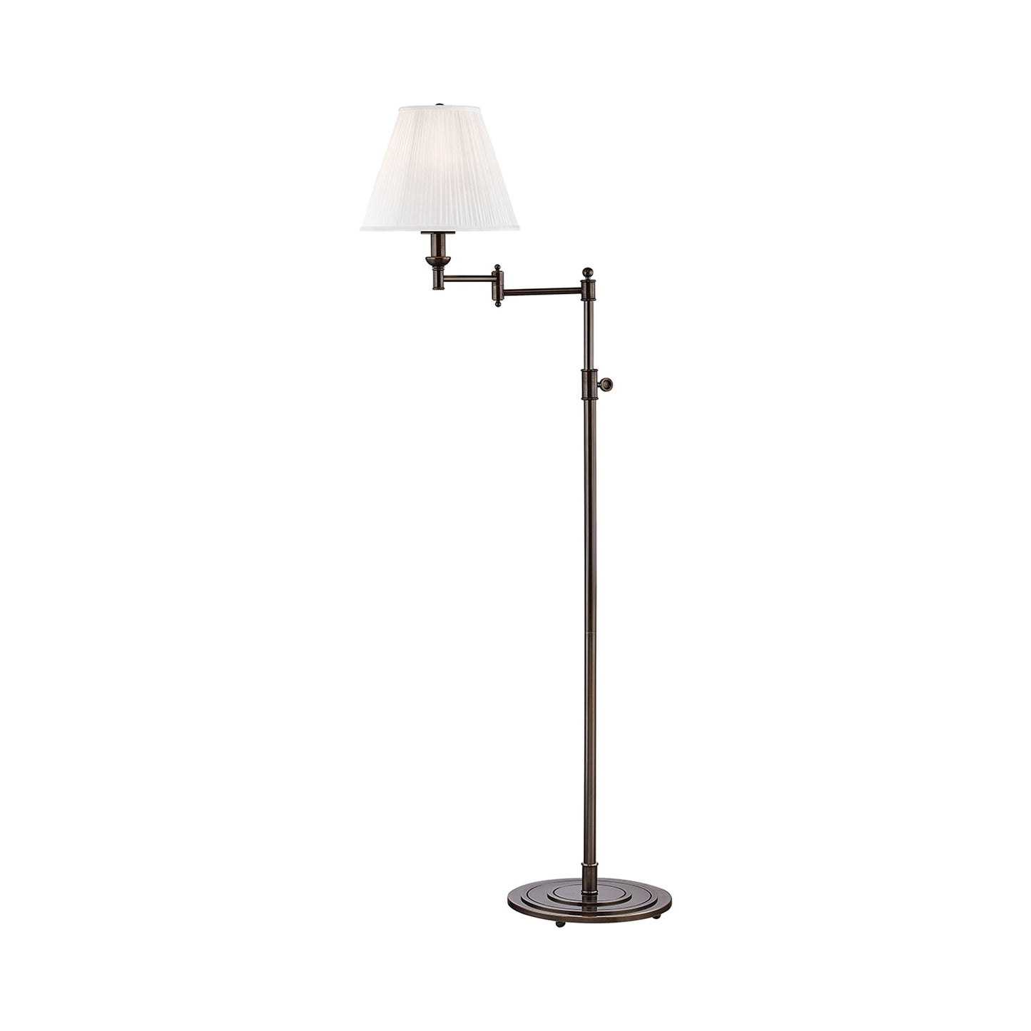 Signature No.1 Floor Lamp in Distressed Bronze.