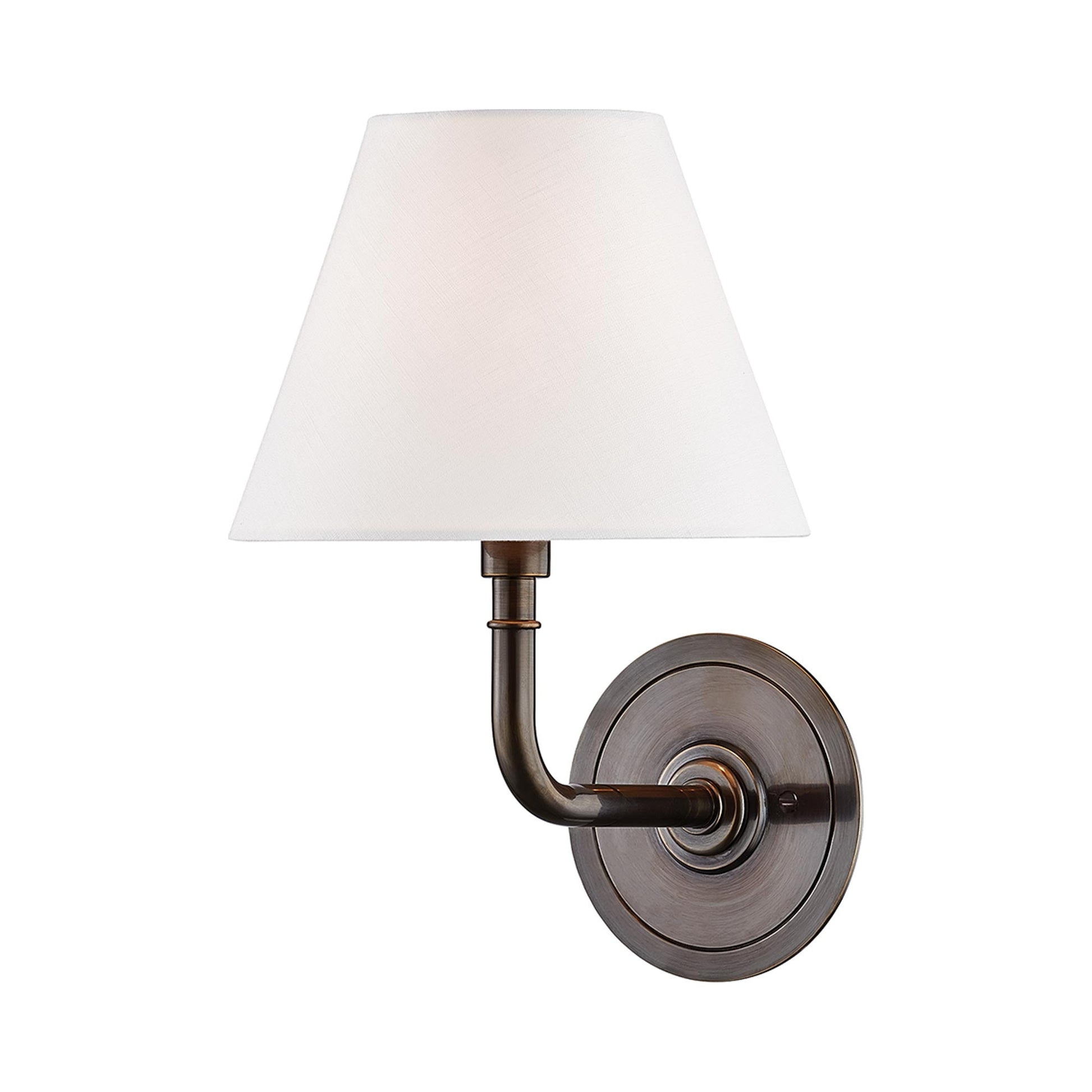 Signature No.1 Wall Light in Distressed Bronze.