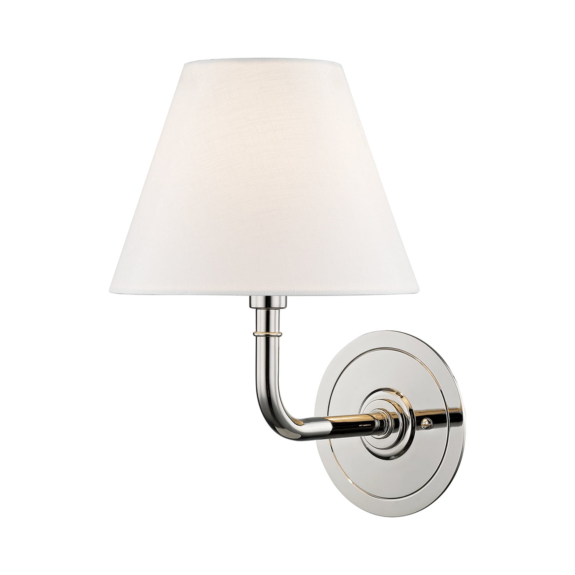 Signature No.1 Wall Light in Polished Nickel.